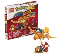 MEGA Construx - PokÃ©mon Personaggio Charmander Evolution con 313 Blocchi da Cos