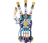 Mega Cyborg Hand kit idraulica da montare, età 7+, regolabile per destro o sinistro, adattabile alla mano, cilindri e pistoni idraulici a acqua, solleva fino a 600g, comprende 5 esperimenti STEM