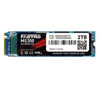 Mega Fastro SSD 2TB MS300 Series PCI-Express NVMe internamente fino a 7.000 MB/s in lettura 6.000 MB/s in scrittura