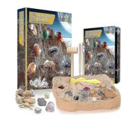 Mega Gemstone Dig Kit - Uncover 15 Real Gems with Science Educational Toys, Perfect Kids Activity
