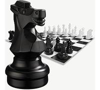 Mega Giga - Set di scacchi resistente, in polietilene ad alta densità, resistente ai raggi UV, 2 pezzi