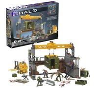 MEGA Halo - Bloccare l'Invasione: Scontro a Fuoco, Set Fabbrica a Tema Traxus da Costruire con 635 Pezzi, Include 4 Mini Action Figure snodate e Accessori, Giocattolo per Bambini, 13+ Anni, HNC59