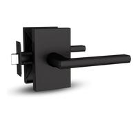 Mega Handles - Glamor Passage I Set di maniglie con serratura a leva per porta, corridoio, armadio e bagno I Serratura senza chiave I Resistente