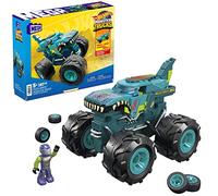MEGA Hot Wheels - Wrex Monster Truck Assortimento, set da costruzione da 187 pezzi con personaggio snodato, Giocattolo per Bambini 5+ Anni, HDJ95