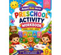 Mega Kids Activity Book Ages 3-6: 100 Fun Activities Including Tracing, ABC, Numbers, Colors, Shapes, Mazes, Matching, Spot the Difference & Coloring