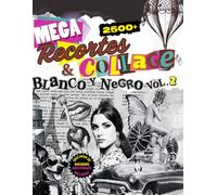 Mega Libro Recortes y Collage en Blanco y Negro: Más de 2500 imágenes para scrapbooking, collages y manualidades