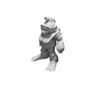 Mega Man 2 Bubble Man Figure - Video Game Character Collectible Model