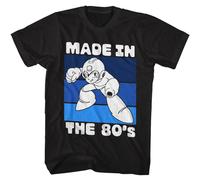 Mega Man - Megaman Made IN Il 80s - Manica Corta - Adulti - T-Shirt