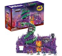 MEGA Masters of the Universe - Snake Mountain set per collezionisti con tutti gli elementi della magia oscura, Giocattoli da costruire per costruttori Adulti, 14+ Anni, HHD16