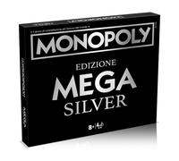 Mega Monopoly Edizione Black e Silver Gioco da Tavolo Edizione Italiana Taglia