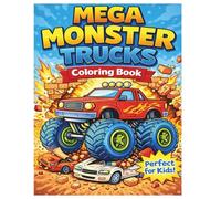 MEGA MONSTER TRUCKS Coloring Book