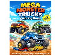 Mega Monster Trucks Malbuch
