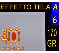 MEGA OFFERTA 400 FOGLI CARTA EFFETTO RUVIDO TELA X FOTO STAMPANTE LASER A6