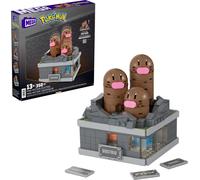 Mega Pokémon Action Figure Building Set, Mini Motion Dugtrio with 343 Pieces and
