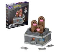 MEGA Pokémon - Dugtrio Mini Motion, set meccanizzato da costruzione con 350 pezzi e sistema Mattoncino movimento a comparsa dei personaggi, set da collezione, giocattolo per bambini, 13+ anni, HTH73
