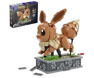 MEGA Pokémon - Kinetic Eevee, set da costruire con 1381 pezzi, personaggio meccanizzato che corre girando la rotellina, giocattolo per collezionisti da esporre, 18+ anni, HTH71