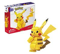 MEGA Pokémon - Pikachu Gigante da 30,5 cm, da costruire, da oltre 600 pezzi, Giocattolo per Bambini 6+ Anni, FVK81