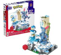 Mega Pokemon Piplup E Sneasel's Snow Day Set Costruibile 183 Pz Nuovo In Scatola