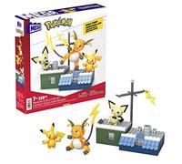 MEGA Pokémon - Set Evoluzione di Pikachu, Set da Costruire con 159 Pezzi e i 3 Personaggi Pichu, Pikachu e Raichu Inclusi, Giocattolo per Bambini, 7+ Anni, HKT23