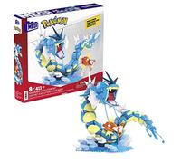 MEGA Pokémon - Set Evoluzione Magikarp, set da costruire con 411 pezzi, con personaggi Magikarp e Gyarados snodato e con 12 punti di connessione, giocattolo per bambini, 8+ anni, HNT95
