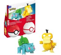 MEGA Pokémon - Set Poké Balls con Bulbasaur e Psyduck, Set da Costruire con 63 P