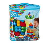 Mega Bloks - Big Costruzione Borsa Blu - 60 Pezzi