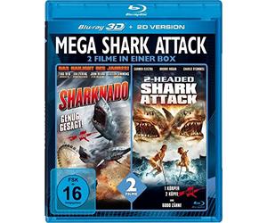 Mega Shark Attack - Sharknado/2-Headed Shark Attack (inkl. 2D-Version)