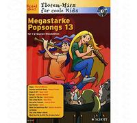 Mega Strength Popsongs 13 - arranged for soprano recorder - (for one or two instruments) - with CD [Sheet Music] from the series: FLOETEN HITS FOR COOLE KIDS