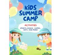 Mega Summer Fun Activity Book: Perfect Summer Workbook with Puzzles, Tracing, Mazes & Coloring