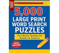 Mega Word Search Book 2025: Fun & Relaxing 5,000 Puzzle Collection with Solutions