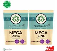 Mega Zinco 500mg Pillole ( Zinco Magnesio Vitamina C) -100% Vegan&natural