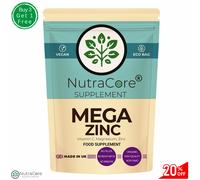 Mega Zinco 500mg Pillole ( Zinco Magnesio Vitamina C) -100% Vegan&natural