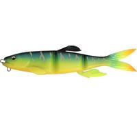 Megabass Mag Draft Hasu Raver - Esca morbida da 18 cm, 36,9 g, Hot Tiger Mag Draft Ha Ra Ho T