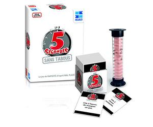 Megableu - 5 Secondi senza tabù - Gioco di società per adulti - Domande e risposte impertinenti - Gioco di velocità per serate tra amici, 300 Domande Incluse dai 18 anni, 3+ Giocatori