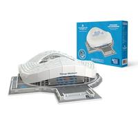 Megableu- National Soccer Club Pallone da Calcio Puzzle-Stade 3D Orange Velodrome (Olympique de Marseille) con LED, Colore Arancione, 678266