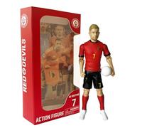 Megableu - Figurine Red Devils De Bruyne - 20 cm - Grande statuina di calcio e personaggio articolato di calcio con 10 punti di articolazione - Licenza ufficiale Belgio - Statuetta giocattolo da