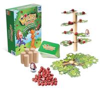 Megableu - Gioco da tavolo e gioco di abilità per bambini dai 6 anni in su - Costruzione con mele, rami ed equilibrio - 2-6 giocatori - Gioco di equilibrio educativo per famiglie - Versione olandese