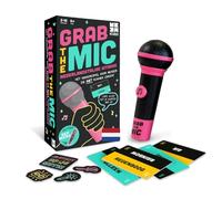 Megableu - GRAB THE MIC - Gioco Karaoke per Enfants 8 Ans+ - Divertente gioco musicale per la famiglia per la casa - Gioco di festa interattivo senza talenti cantanti - Non sono necessarie batterie