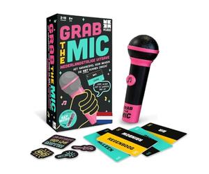 Megableu - GRAB THE MIC - Gioco Karaoke per Enfants 8 Ans+ - Divertente gioco musicale per la famiglia per la casa - Gioco di festa interattivo senza talenti cantanti - Non sono necessarie batterie