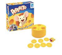 Megableu - PEPERITO - Gioco per bambini + 3 anni - Gioco da tavolo interattivo senza batterie - Mouse meccanico con ruota del formaggio - 2-4 giocatori - Regalo per bambini - Per bambini piccoli e