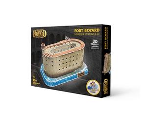 Megableu - Puzzle 3D FORT BOYARD - Puzzle monumento dai 7 anni - Modello senza strumenti e colla - Replica del famoso Fort Boyard francese - Attività manuale in famiglia - 125 pezzi - 32 x 18 x 17 cm