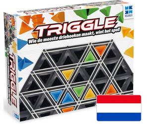 Megableu - TRIGGLE - Strategia e Logica Gioco da Tavolo Per Famiglia E Bambini 7 Anni + - Forma Triangoli Da Punteggio - Gioco di Società Tattico - Da 2 A 4 Giocatori - Versione Olandese