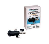 Megaclima Filtro Defangatore Magnetico 3/4" con Valvola Universale per Caldaie a Condensazione ESMAGT02PR