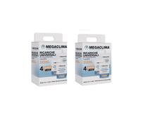 Megaclima Ricariche di Polifosfato Liquido per Pompa Dosaggio 2 Confezioni da 4 Ricariche Universali - by Euroacque