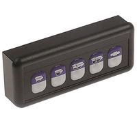 megacrem tastiera unica 5 tasti per macchina da caffè espresso lunghezza 27 mm larghezza 116,5 mm