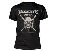 Megadeth 'Crossed Swords' (Nero) T-Shirt - NUOVO E UFFICIALE