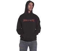 Megadeth Felpa con Cappuccio Countdown To Extinction Band Logo Ufficiale Unisex Size XL