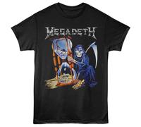 Megadeth - Hourglass - Maglietta A Maniche Corte Unisex Nera Con Stampa Frontale