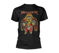 Megadeth Nuclear Glow Heads autorizzato Uomo maglietta