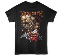 Megadeth - Peace Sells - T-Shirt Nera In Cotone Per Adulti Unisex A Manica Corta